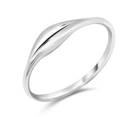 Sleek Design Silver Ring NSR-501